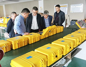 溫州市科技局黨委副書記、副局長朱勇敏一行走訪科暢調(diào)研工作的新聞圖片